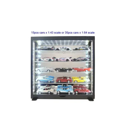 King Creation - Black LED Display Case KC8850MBK SUIT 1:24 1:64 1:32