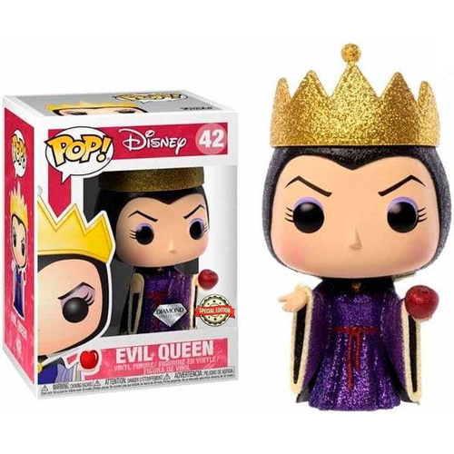 DISNEY Snow White - Evil Queen Diamond Glitter #42 Pop! Vinyl 