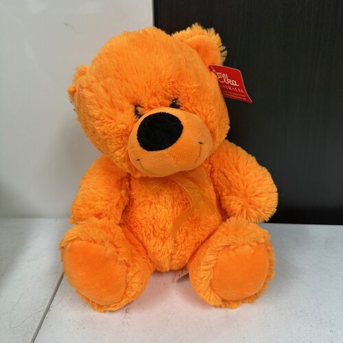 ELKA BEAR - PLUSH BEAR JELLY - ORANGE 30CM