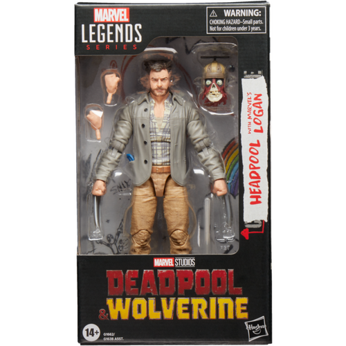 Marvel Legends Deadpool & Wolverine - Headpool and Logan Action Figure