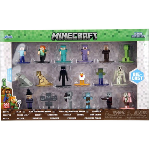 Minecraft Nano Metalfigs 18-Pack - Series 12 1.65" Die-Cast Figure