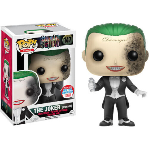 Funko Pop! Suicide Squad - The Joker (Grenade) 2016 NYCC exclusive #147