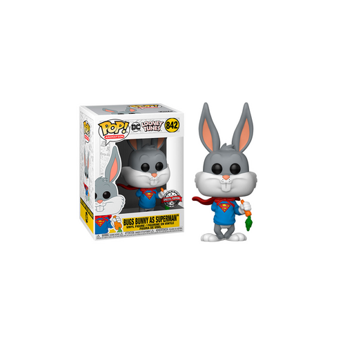 Looney Tunes - Bugs Bunny as Superman #842 80th Anniversary Pop! Vinyl