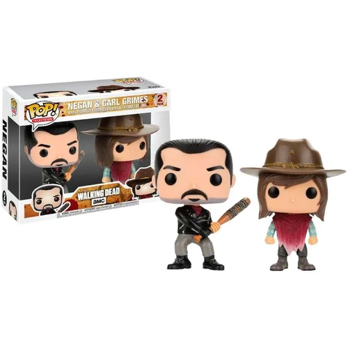 The Walking Dead - Negan & Carl Grimes Vinyl Figure 2 Pack Funko Pop!