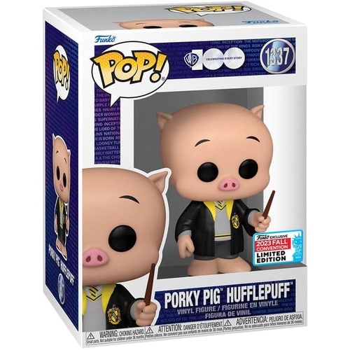 Looney Tunes x Harry Potter - Porky Pig Hufflepuff Pop! Vinyl #1337 (2023 Exclusive)