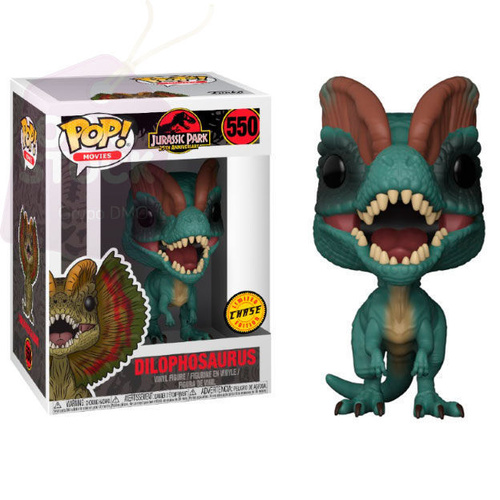 Jurassic Park - Dilophosaurus Pop! Vinyl Figure #550 (CHASE EDITION)