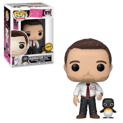 Pop! Movies: Fight Club - Narrator with Power Animal #919 VAULTED CHASE