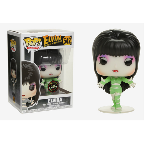 Elvira: Mistress of the Dark - Elvira Mummy #542 Pop! Vinyl GLOW CHASE EDITION!!