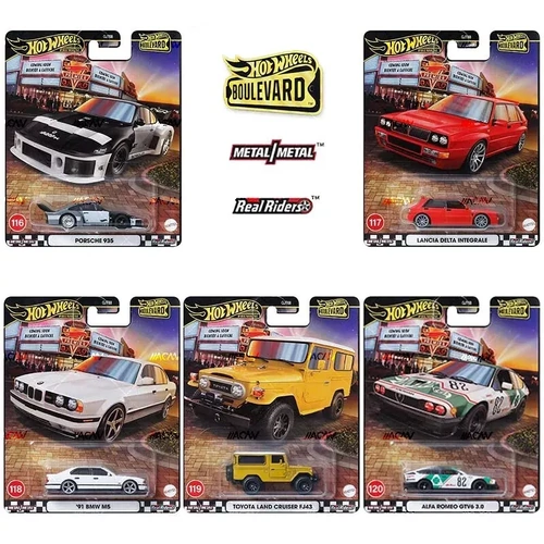 Hot Wheels - 2025 Boulevard Set #116-120 - Mix 1A (GJT68)