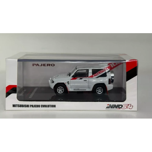 INNO64 1/64 Mitsubishi Pajero Evolution White INNO 64
