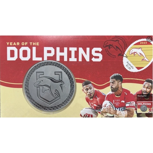 2023 Nrl Dolphins pnc . Only 2023 made COLLECTABLE COIN 1540/2024 LIMITED