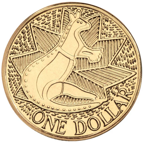 $1 1988 Bicentenary Kangaroo Circulated AUS One Dollar Coin