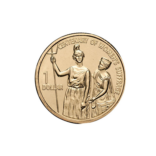 $1 2003 Centenary of Women’s Suffrage Circulated AUS One Dollar Coin
