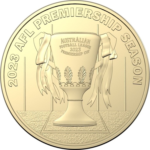 $1 2023 AFL Premiership Cup Circulated AUS One Dollar Coin