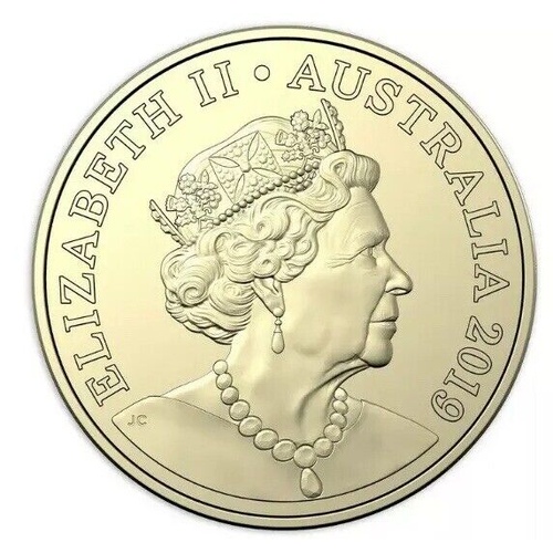 $1 2019 JC Aboriginal Elder Low Mintage Lightly Circulated AUS ONE DOLLAR Coin