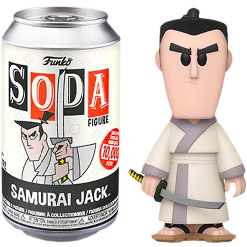 Samurai Jack - Samurai Jack Vinyl SODA Figure in Collector Can CHASE!!!