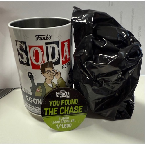 Ghostbusters - Egon Spengler Vinyl SODA Figure in Collector Can CHASE!!!
