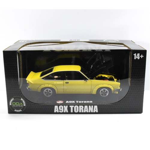 dda 1:24 Scale Holden A9X Torana Hatch – Yellow dda807