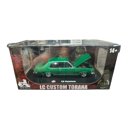 DDA 1:24 HOLDEN LC TORANA CUSTOM INDY GREEN (DDA605)