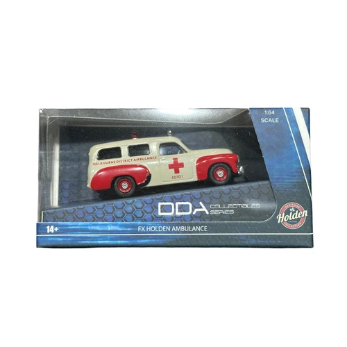 1:64 Holden FX (48-215) Panel Van -- Melbourne District Ambulance -- DDA