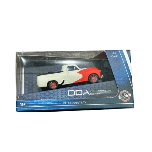 1:64 Holden FX (48-215) Ute -- White w/Red Scallops -- DDA Collectibles
