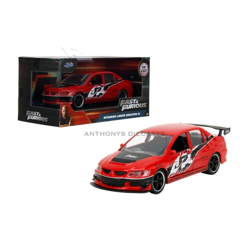 1:32 Sean's Mitsubishi Lancer Evolution IX - Red -- Fast & Furious JADA