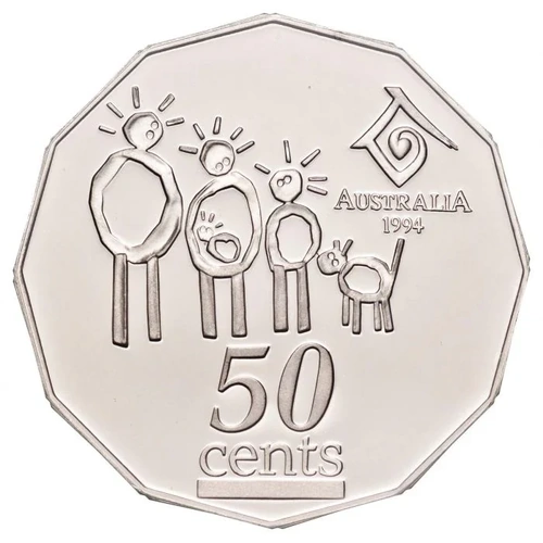 1994 50c Australian Coin Collectable. (Special Limited Edition 50c COIN.) circulated