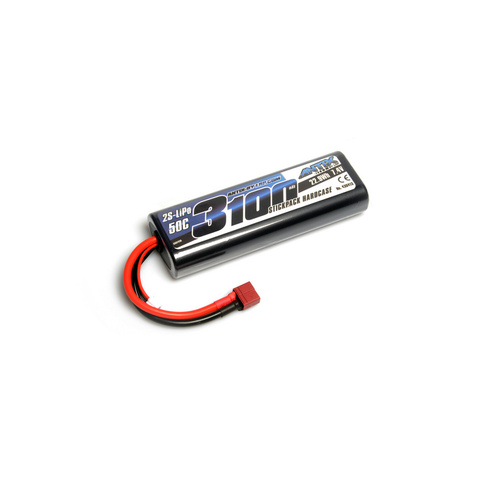 Rc battery LRP ANTIX 3100 mAh - 7.4V - 50C LiPo Battery - Car Stickpack Hardcase - Deans Plug