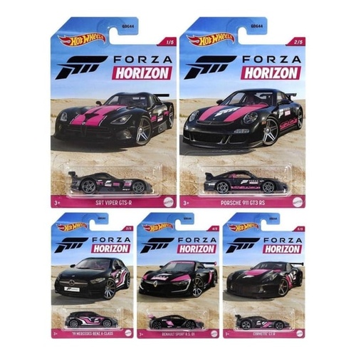 HOTWHEELS diecast car 1:64 - FORZA Series 2021 - Horizon - Complete Set of 5