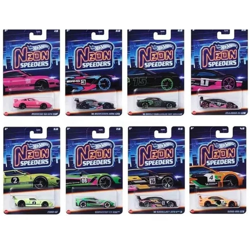Hot wheels 2024 NEON SPEEDERS full set of 8. STUNNING SET