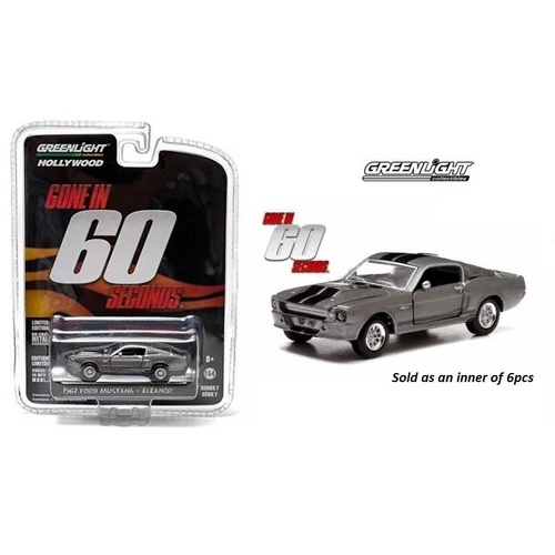 Greenlight 1/64 Eleanor 2000 Gone IN 60 Sixty Seconds 1967 Custom Ford Mustang Movi