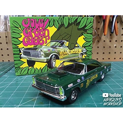 AMT 1/25 Scale 1965 Ford Galaxie Jolly Green Gasser Plastic Model Ki