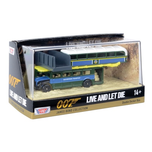3" Double Decker Bus James Bond SKU - MX79825 live and let die