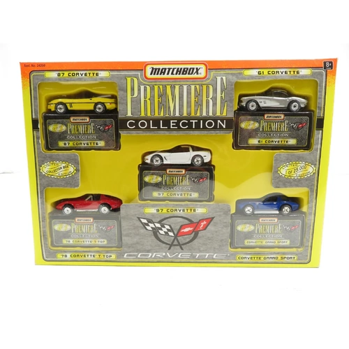 1/64 MATCHBOX PREMIERE 5 PACK ASSORTED CORVETT