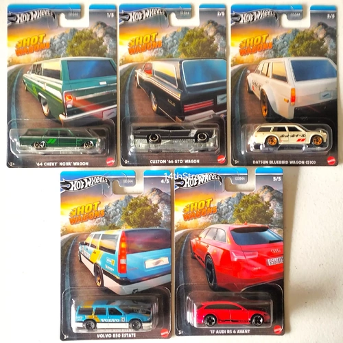 2023 HOT WHEELS CAR CULTURE HOT WAGONS - COMPLETE SET OF 5