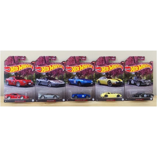 HOT WHEELS Japanese (JDM) Classics Series - Set of 5 - PRELUDE NSX MX-5 - GDG44