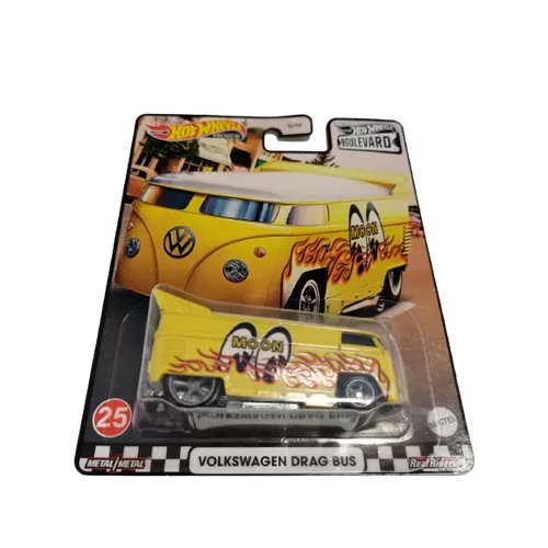 Hot Wheels Premium 1:64 VOLKSWAGEN DRAG BUS MOON EYES boulevard