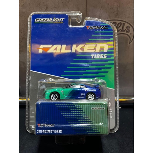 Greenlight x Tarmac FALKEN Nissan GTR R35 1:64