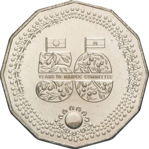 2024 50c NAIDOC Non Coloured Coin Lightly Circulated AUS Fifty Cent