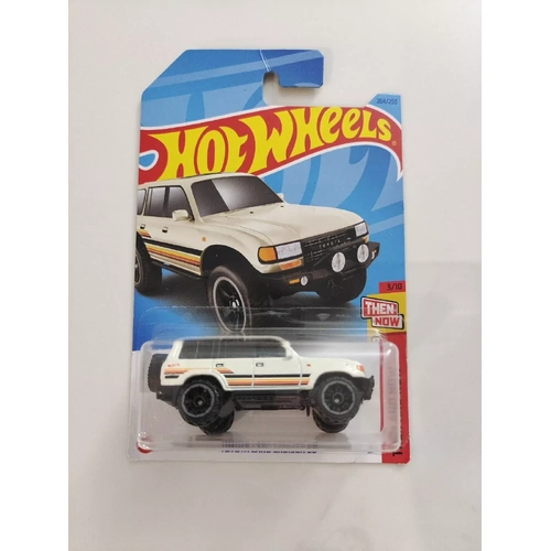 HOT WHEELS 2021 TOYOTA LAND CRUISER 80 Cream #204/250 Long Card / New / Sealed