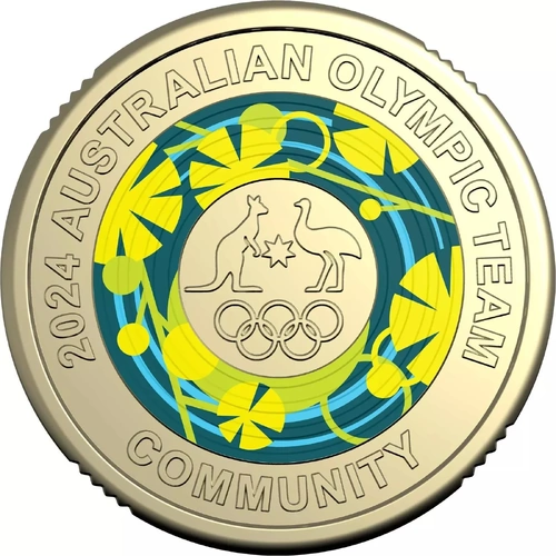 $2 2024 Olympic Paris Community Lightly Circulated Aus Two Dollar Coin