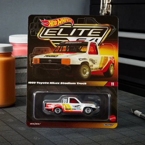 Creations Exclusive Hot Wheels Collectors Hot Wheels Elite 64 1989 Toyota HiLux Stadium Truck