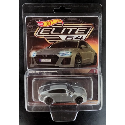 Creations Exclusive Hot Wheels Collectors Hot Wheels Elite 64 Series '21 Audi RS 7 Sportback