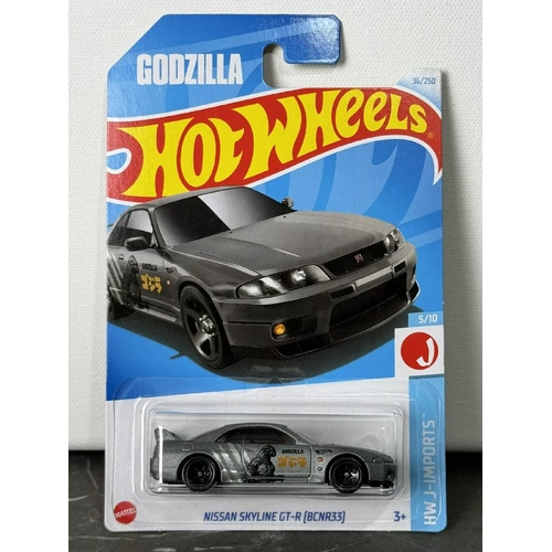 Hot Wheels 2024 Mainline 96/250 Nissan Skyline GT-R Godzilla HW J-Imports 5/10