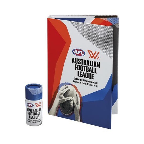 AFL 2023 Folder & Coin Tube Set $1 collectable coins set