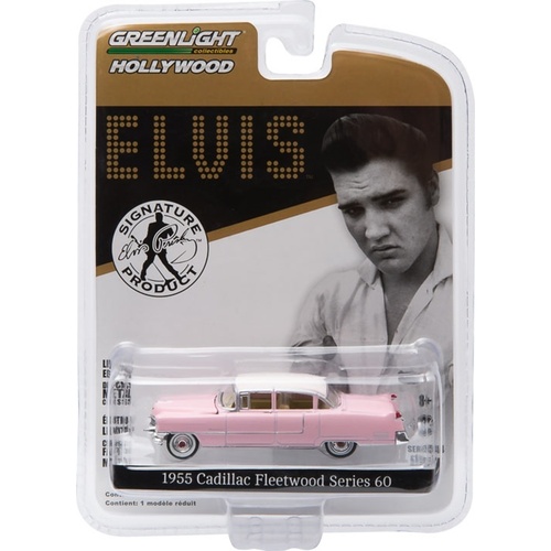 Greenlight 1/64 - Elvis Presley 1955 Cadillac Fleetwood Series 60 Pink