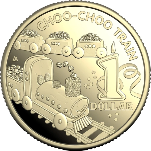 WOMENS WEEKLY BIRTHDAY CAKE COINS FULL SET with CHOO CHOO TRAIN & COLOURED $2