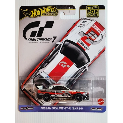 Hot Wheels NISSAN SKYLINE GT-R BNR34 R34 Gran Turismo 7 PREMIUM POP CULTURE
