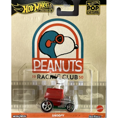 Hot Wheels 2024 Pop Culture Premium Peanuts Racing Club Snoopy