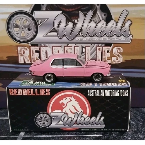 OZ Wheels Red Bellies "FSD" Pink Holden LC Torana- 1:64 Scale Car 2025